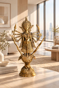 Dokra Brass Metal Durga at Maya Emporium