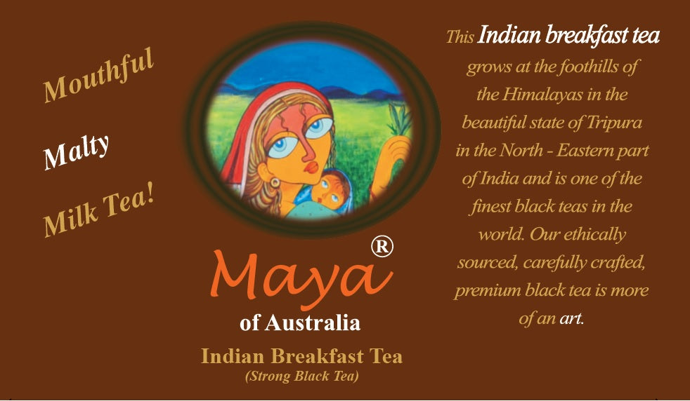 Indian Breakfast Tea Bags (1 pack of 25 Tea bag envelopes)
