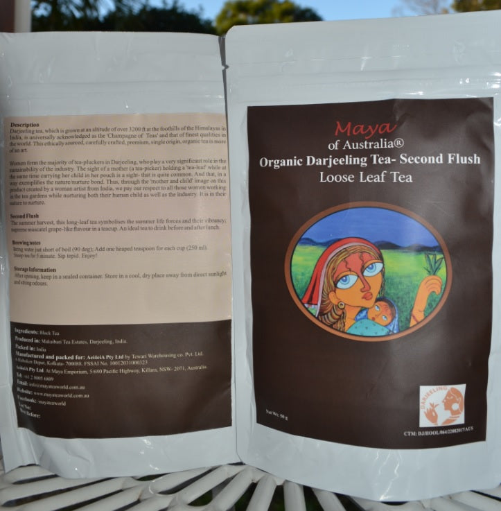 Organic Darjeeling Black Tea Second Flush PREMIUM Loose Leaf (FTGFOP1 grade)